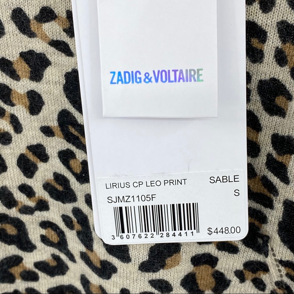 Zadig & Voltaire | Lirius Leopard Print Sweater - Picture 10 of 14
